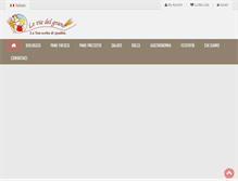 Tablet Screenshot of leviedelgrano.com